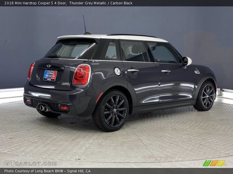 Thunder Grey Metallic / Carbon Black 2018 Mini Hardtop Cooper S 4 Door