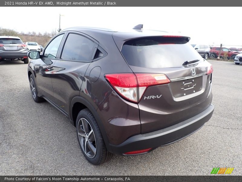 Midnight Amethyst Metallic / Black 2021 Honda HR-V EX AWD