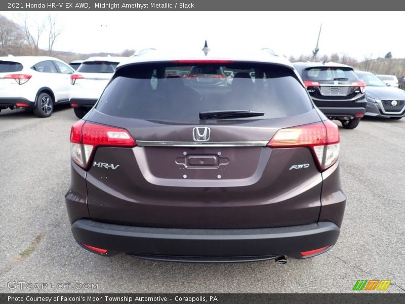 Midnight Amethyst Metallic / Black 2021 Honda HR-V EX AWD