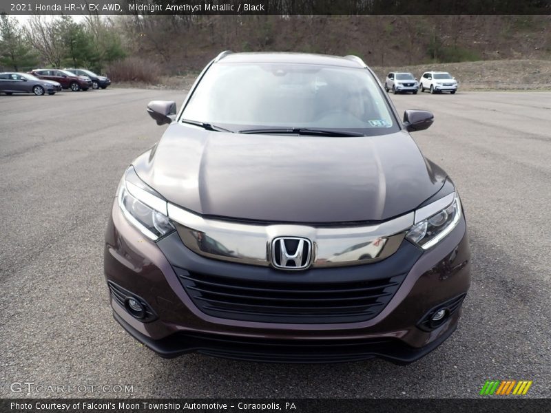 Midnight Amethyst Metallic / Black 2021 Honda HR-V EX AWD