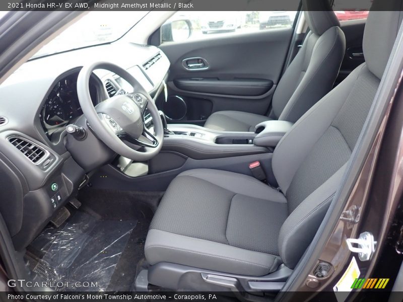 Midnight Amethyst Metallic / Black 2021 Honda HR-V EX AWD
