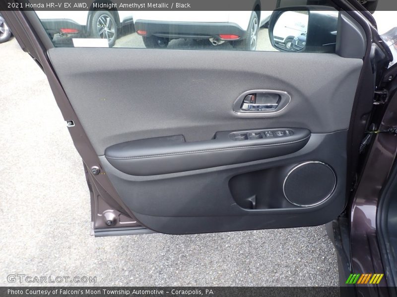 Midnight Amethyst Metallic / Black 2021 Honda HR-V EX AWD