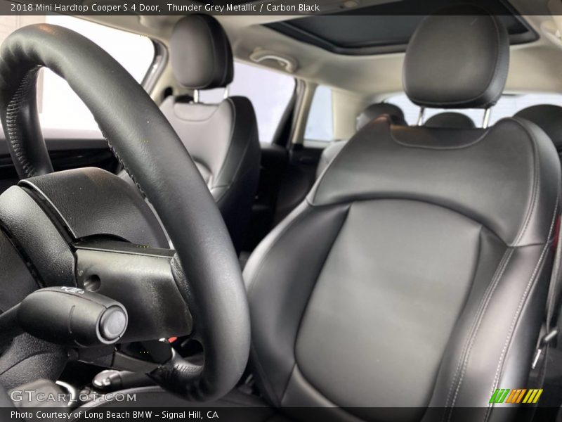 Thunder Grey Metallic / Carbon Black 2018 Mini Hardtop Cooper S 4 Door