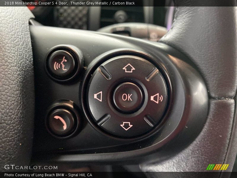 Thunder Grey Metallic / Carbon Black 2018 Mini Hardtop Cooper S 4 Door