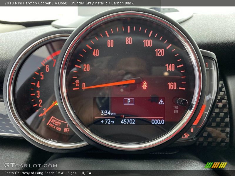 Thunder Grey Metallic / Carbon Black 2018 Mini Hardtop Cooper S 4 Door