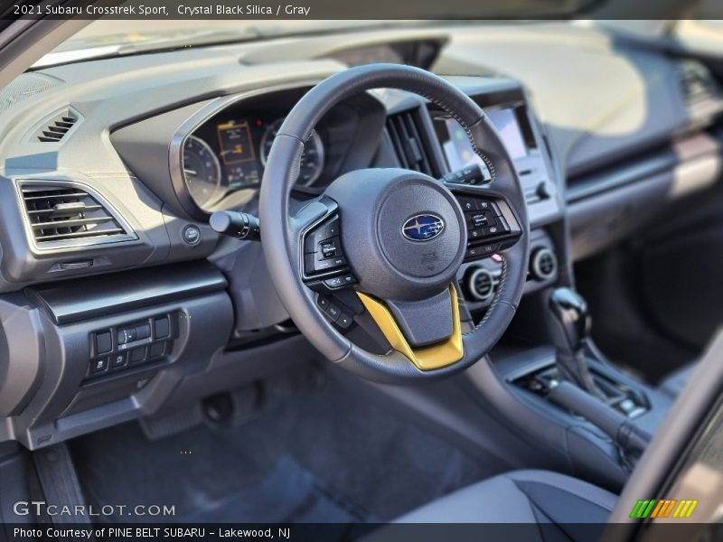 Crystal Black Silica / Gray 2021 Subaru Crosstrek Sport