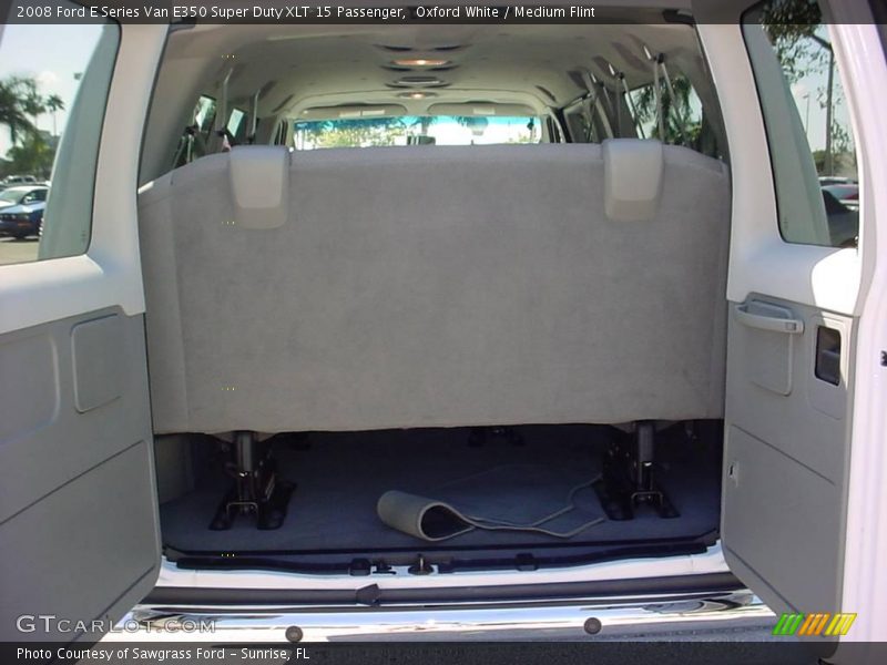Oxford White / Medium Flint 2008 Ford E Series Van E350 Super Duty XLT 15 Passenger