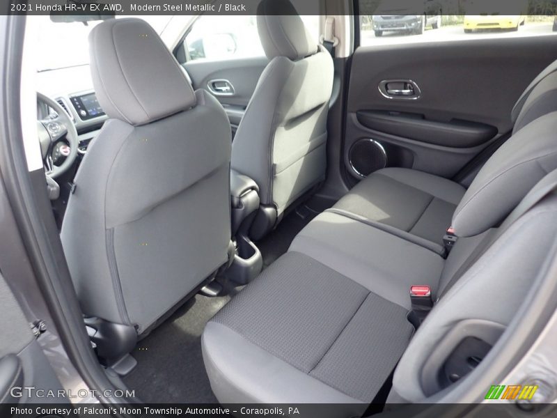 Modern Steel Metallic / Black 2021 Honda HR-V EX AWD