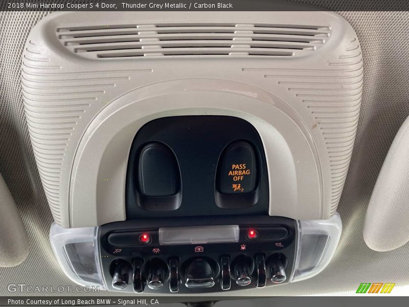 Thunder Grey Metallic / Carbon Black 2018 Mini Hardtop Cooper S 4 Door