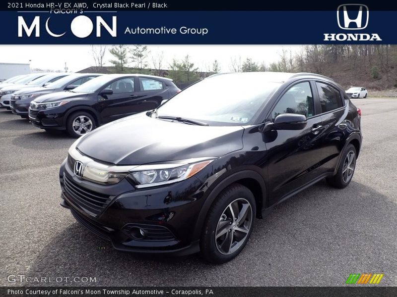Crystal Black Pearl / Black 2021 Honda HR-V EX AWD