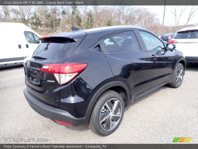 Crystal Black Pearl / Black 2021 Honda HR-V EX AWD