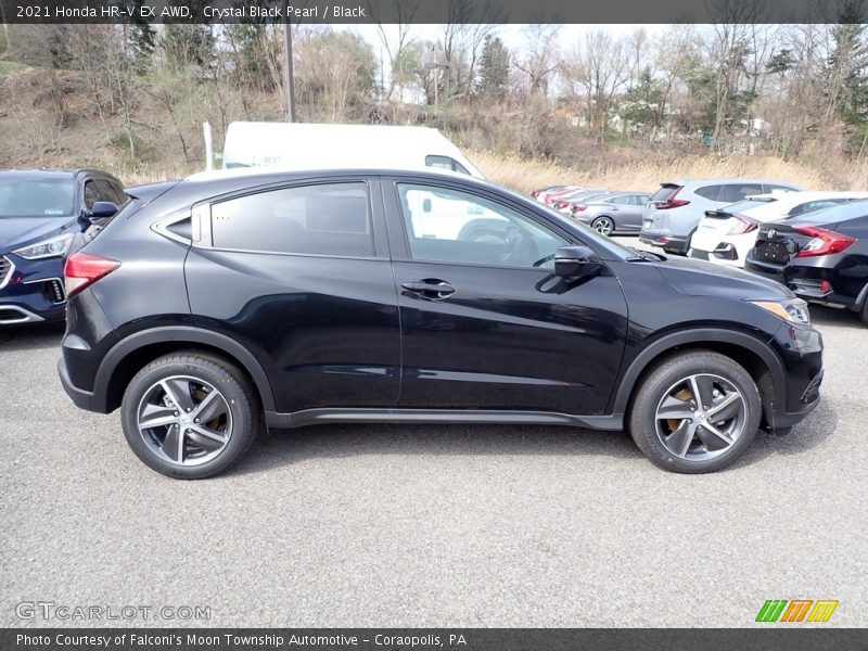 Crystal Black Pearl / Black 2021 Honda HR-V EX AWD