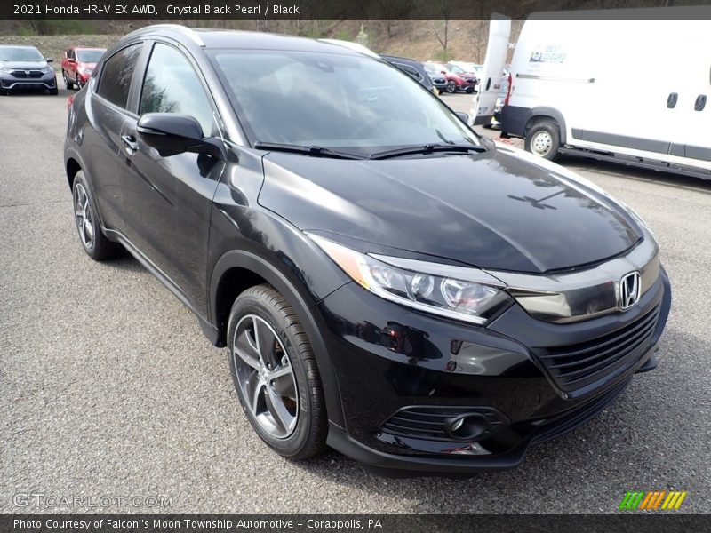 Crystal Black Pearl / Black 2021 Honda HR-V EX AWD