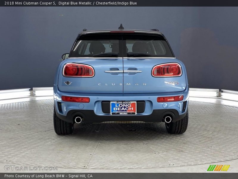 Digital Blue Metallic / Chesterfield/Indigo Blue 2018 Mini Clubman Cooper S