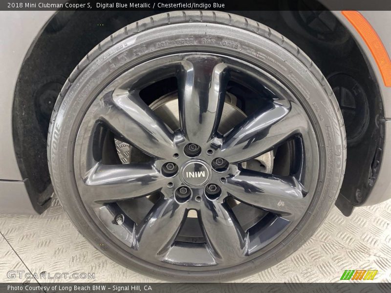 Digital Blue Metallic / Chesterfield/Indigo Blue 2018 Mini Clubman Cooper S