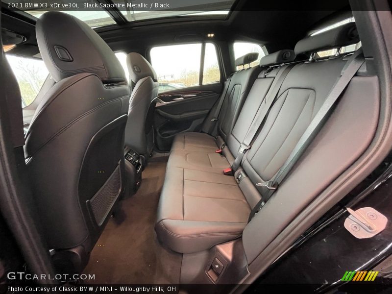 Black Sapphire Metallic / Black 2021 BMW X3 xDrive30i