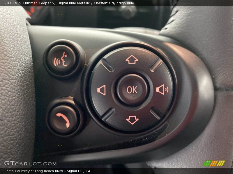 Digital Blue Metallic / Chesterfield/Indigo Blue 2018 Mini Clubman Cooper S
