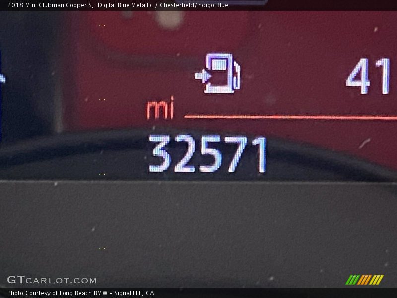 Digital Blue Metallic / Chesterfield/Indigo Blue 2018 Mini Clubman Cooper S