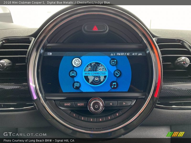 Digital Blue Metallic / Chesterfield/Indigo Blue 2018 Mini Clubman Cooper S