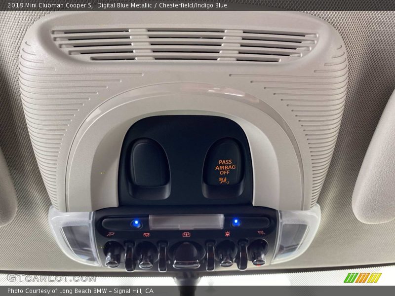 Digital Blue Metallic / Chesterfield/Indigo Blue 2018 Mini Clubman Cooper S