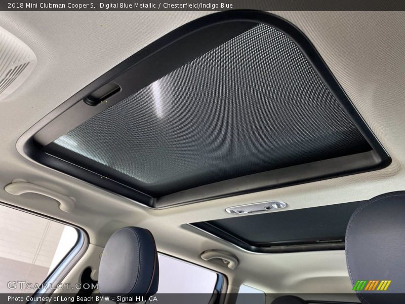 Digital Blue Metallic / Chesterfield/Indigo Blue 2018 Mini Clubman Cooper S