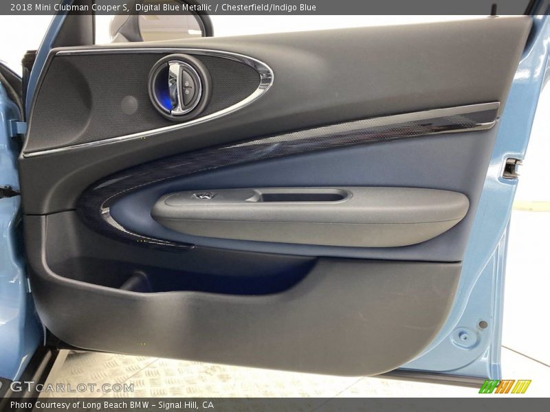 Digital Blue Metallic / Chesterfield/Indigo Blue 2018 Mini Clubman Cooper S