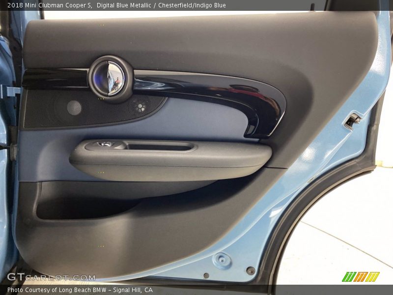 Digital Blue Metallic / Chesterfield/Indigo Blue 2018 Mini Clubman Cooper S