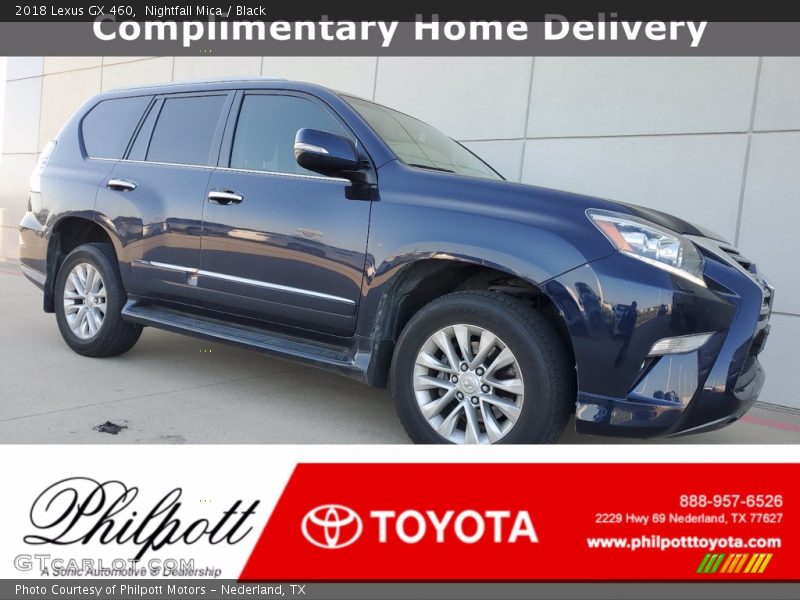 Nightfall Mica / Black 2018 Lexus GX 460