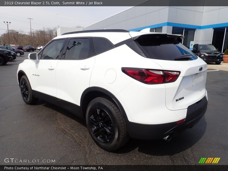 Summit White / Jet Black 2019 Chevrolet Blazer 2.5L Cloth