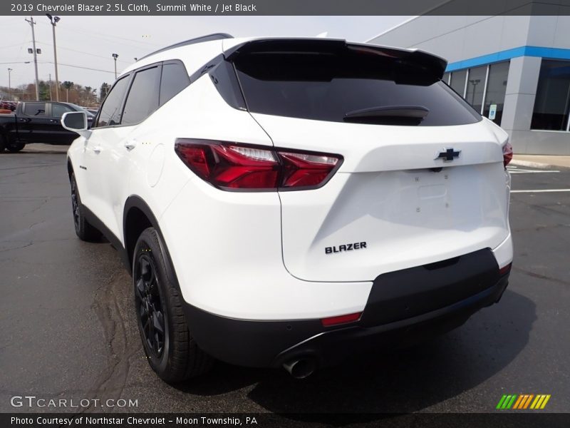 Summit White / Jet Black 2019 Chevrolet Blazer 2.5L Cloth