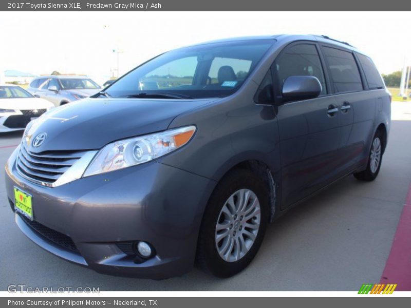 Predawn Gray Mica / Ash 2017 Toyota Sienna XLE