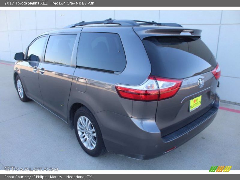 Predawn Gray Mica / Ash 2017 Toyota Sienna XLE