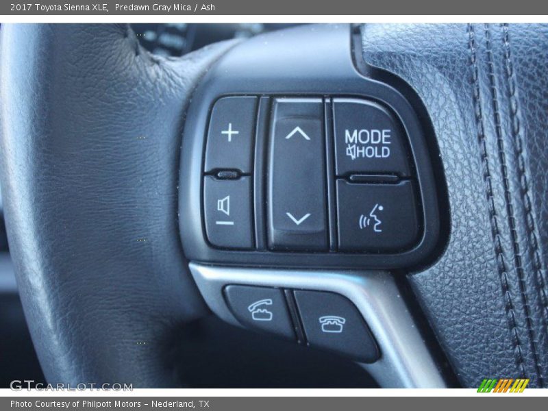 Predawn Gray Mica / Ash 2017 Toyota Sienna XLE