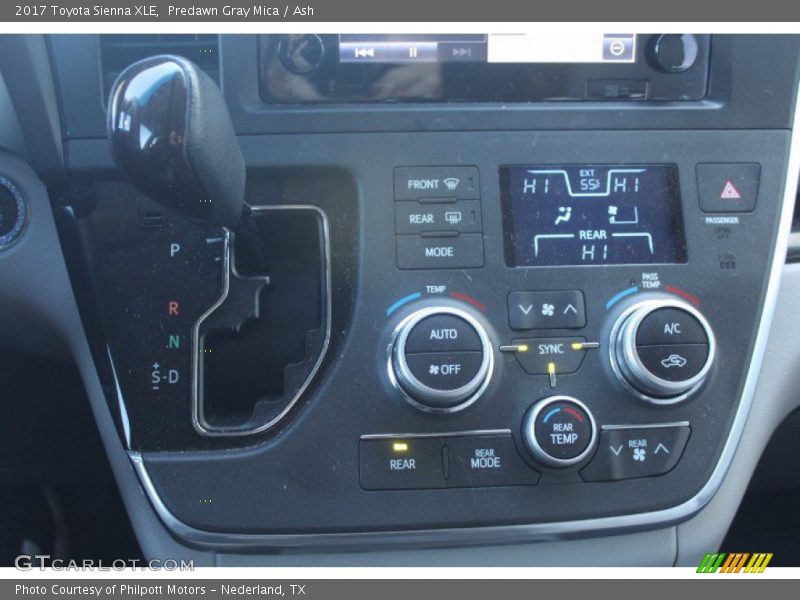 Predawn Gray Mica / Ash 2017 Toyota Sienna XLE