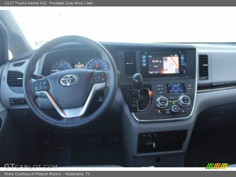 Predawn Gray Mica / Ash 2017 Toyota Sienna XLE