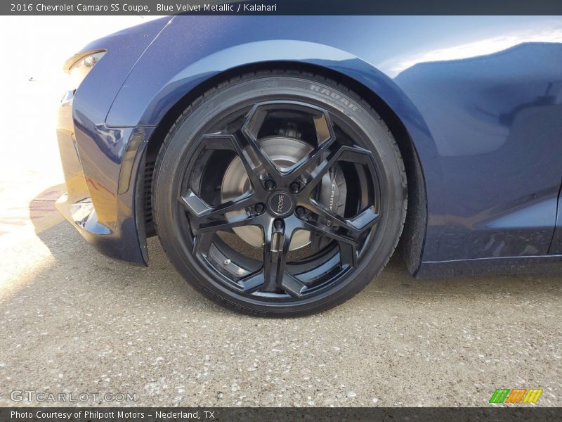 Blue Velvet Metallic / Kalahari 2016 Chevrolet Camaro SS Coupe