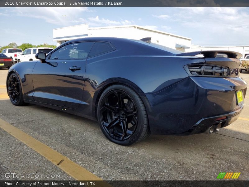 Blue Velvet Metallic / Kalahari 2016 Chevrolet Camaro SS Coupe