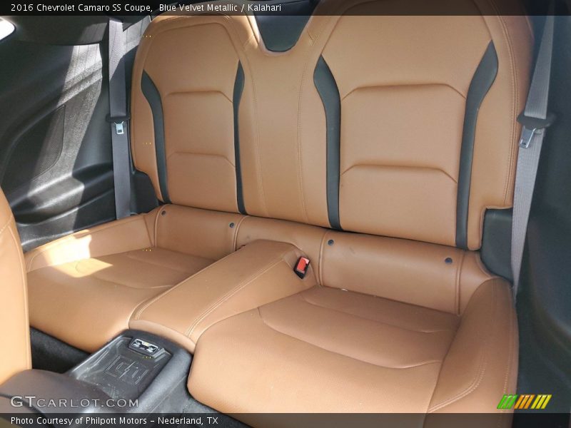 Rear Seat of 2016 Camaro SS Coupe