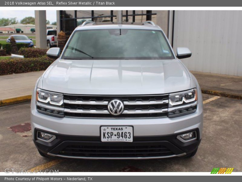 Reflex Silver Metallic / Titan Black 2018 Volkswagen Atlas SEL