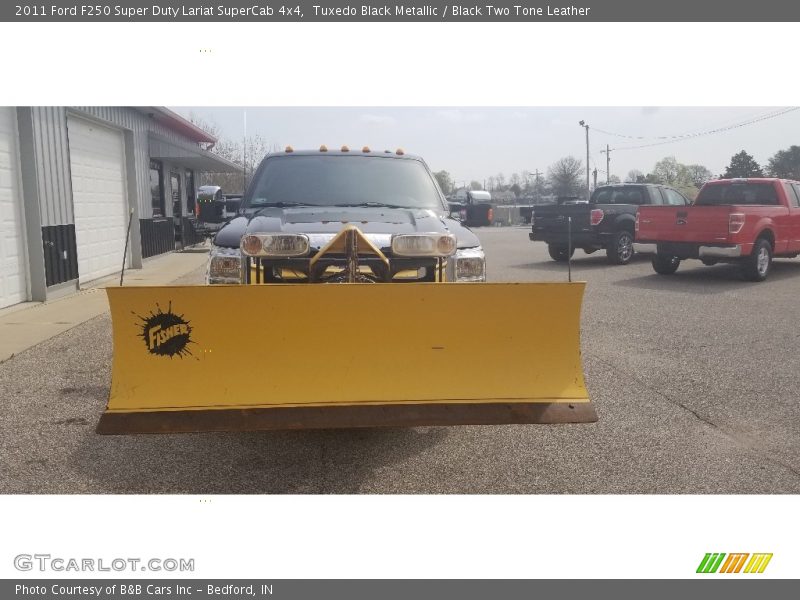 Tuxedo Black Metallic / Black Two Tone Leather 2011 Ford F250 Super Duty Lariat SuperCab 4x4