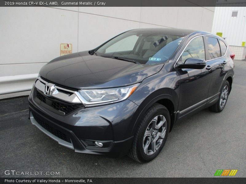 Gunmetal Metallic / Gray 2019 Honda CR-V EX-L AWD