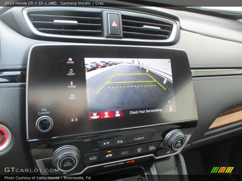 Gunmetal Metallic / Gray 2019 Honda CR-V EX-L AWD
