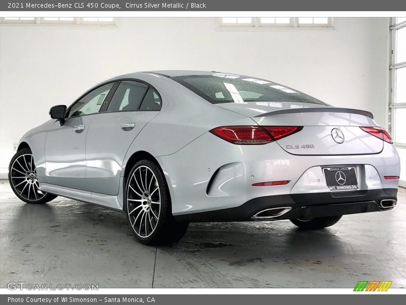 Cirrus Silver Metallic / Black 2021 Mercedes-Benz CLS 450 Coupe