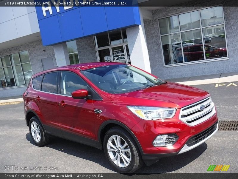 Ruby Red / Chromite Gray/Charcoal Black 2019 Ford Escape SE 4WD