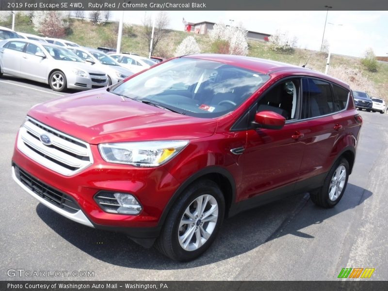 Ruby Red / Chromite Gray/Charcoal Black 2019 Ford Escape SE 4WD