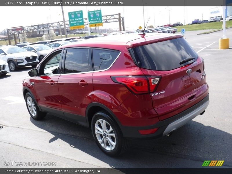 Ruby Red / Chromite Gray/Charcoal Black 2019 Ford Escape SE 4WD