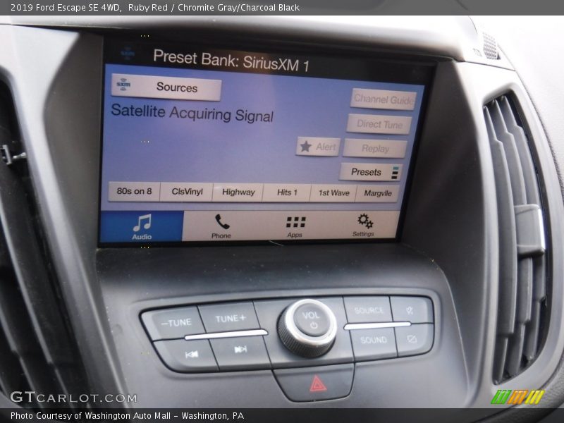 Ruby Red / Chromite Gray/Charcoal Black 2019 Ford Escape SE 4WD