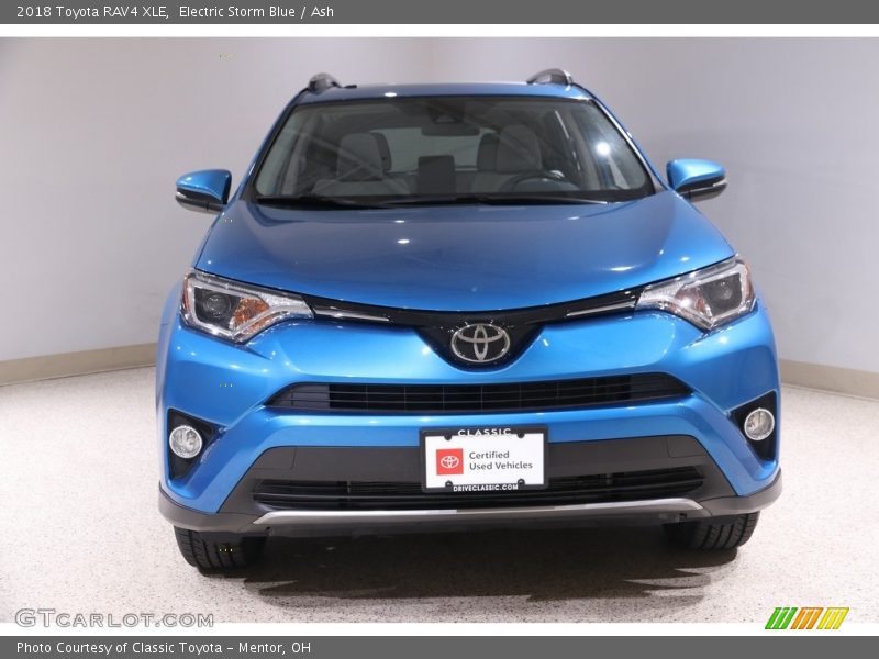 Electric Storm Blue / Ash 2018 Toyota RAV4 XLE