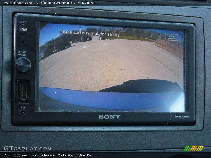 Classic Silver Metallic / Dark Charcoal 2012 Toyota Corolla S
