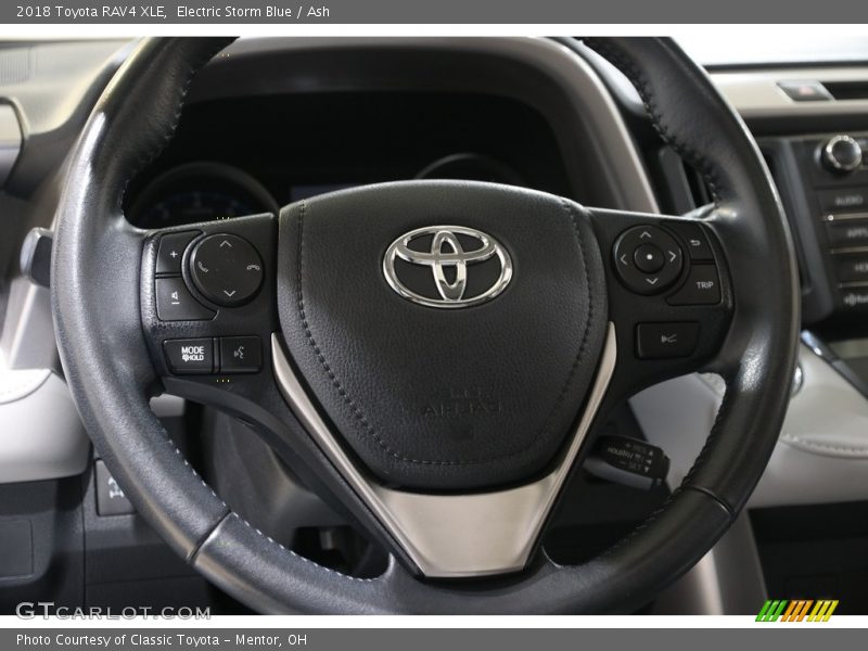 Electric Storm Blue / Ash 2018 Toyota RAV4 XLE